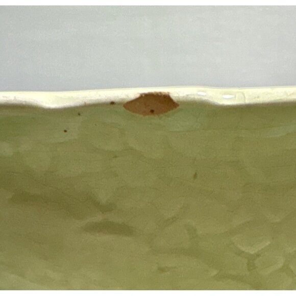 CarltonWare Bowl Handpainted Green Cabbage Flower Leaf 11" Australian Vintage - Picture 7 of 9